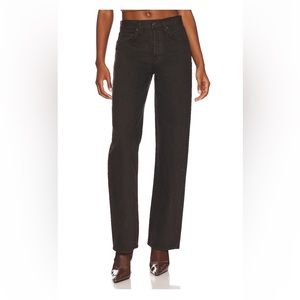 Grlfrnd Bella low rise jeans black size 28